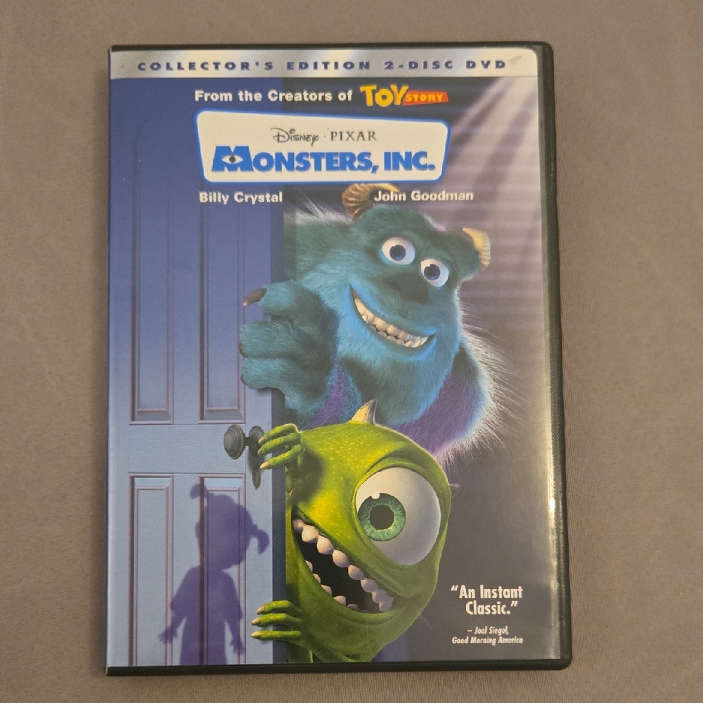 Disney Pixar Monsters, Inc. DVD TWO DISC COLLECTORS EDITION